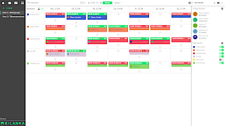 Wochenansicht des Kilanka Schichtplaners