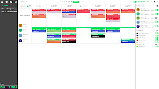 Weitere Wochenansicht des Kilanka Dienstplans