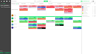 Stundenübersicht im Dienstplan