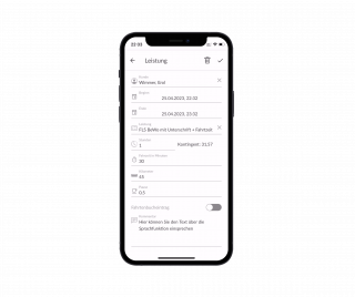 ambulante Arbeitszeiterfassung in der Kilanka App